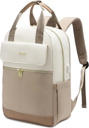 LOVEVOOK Rucksack Damen mit 15,6 Zoll Laptopfach – Wasserdicht und stilvoll für Büro und Reisen