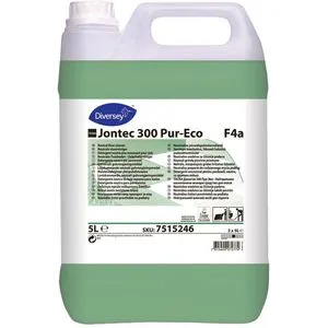 Taski Unterhaltsreiniger Jontec 300 Pur-Eco F4a – 2x 5 Liter Konzentrat - Reinigungsmittel für alle wasserfesten Hartböden, biologisch abbaubar und effektiv bei niedriger Dosierung. Ideal für manuelle und maschinelle Anwendung.
