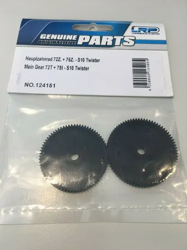 LRP Electronic 124151 - Hauptzahnrad 72Z. + 75Z. - S10 Twister