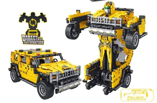 Forange FC9120 Transformer gelb  Klemmbaustein 1010pcs Spielzeug Bausatz-NEU-OVP