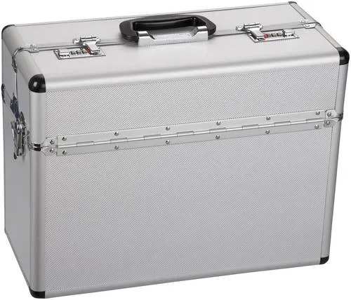 Alutec 61800 Universal Werkzeug-Pilotenkoffer unbestückt - Werkzeugkoffer, abschließbar und mit großzügigem Innenraum (460 x 220 x 360 mm) für optimale Werkzeugaufbewahrung – ideal für Profis und Handwerker.