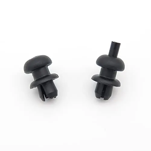 VVO Fasteners- Schwarz Kunststoff-Clips. Kofferraumabdeckungshalter. Kompatibel mit einigen Volkswagen Golf, Polo, (Packung mit 2 Clips)