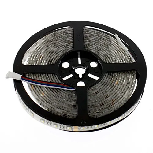 LED RGBW warmweiss (3000K) 4in1 Streifen 24V, 500cm, 60 LEDs/m (300 Stk.), IP65 - 4 Farben in einer LED