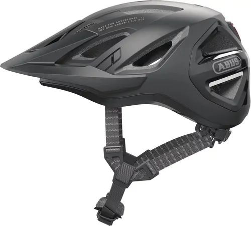 ABUS Urban-I 3.0 ACE - sportlicher Fahrradhelm mit LED-Rücklicht - Fahrradhelm mit verlängerter Schirm und USB-aufladbarem LED-Rücklicht für maximale Sichtbarkeit im Stadtverkehr. Ideal für Damen und Herren, bietet besten Komfort und Sicherheit.