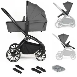BabyGo 2in1 Kombikinderwagen Harmony in Grau von BabyGo