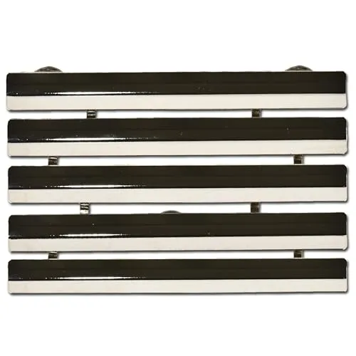 Bandspangen leer 20-er in silber von Unbekannt