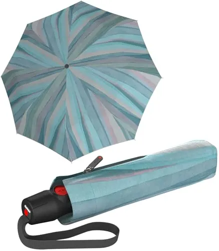 Knirps® Taschenregenschirm Medium Duomatic Palm in grün von Knirps