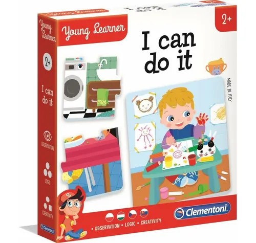 Clementoni® Puzzle CLEMENTONI Young Learner: Ich kann es 6x4 Stück, Puzzleteile