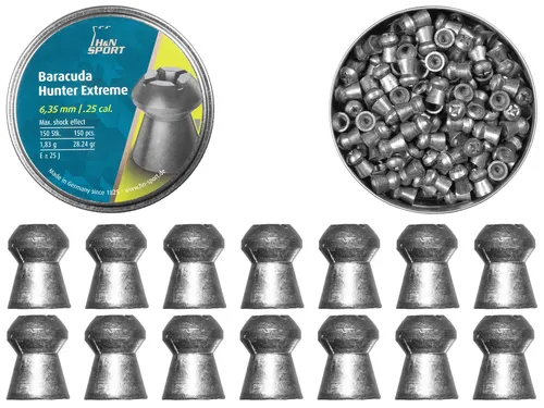 H&N Baracuda Hunter Extreme 6,35 mm 150 Stück