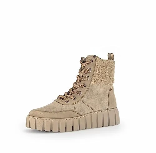 Gabor Damen Combat Boots in beige von Gabor