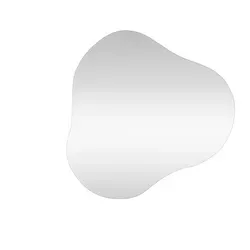 dasmöbelwerk Asymmetrischer Wandspiegel von dasmöbelwerk