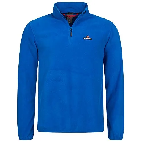 Höhenhorn Skyja Herren Fleece Pullover Blau Gr. M - Sweatshirts für Herren: Bequemer und atmungsaktiver Fleecepullover, ideal für kühle Tage und vielseitig einsetzbar beim Wandern oder Skifahren.