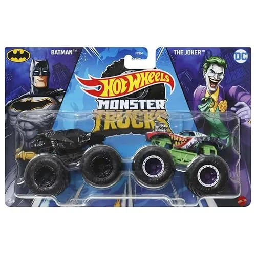 Hot Wheels Monster Trucks Batman vs The Joker 2 Pack