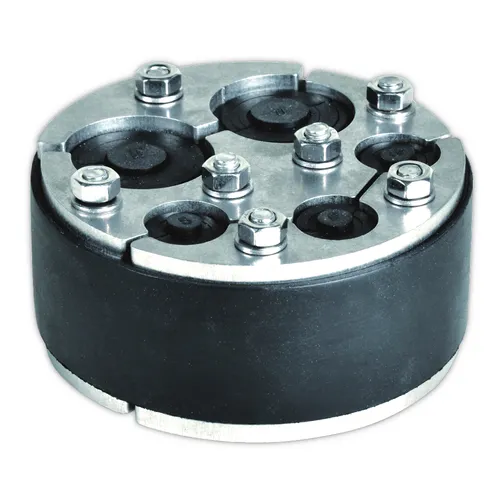 REMKO Rohrdurchführung für Wärmepumpen Ø 100 mm - Kältemittelleitung Rohre, robuste Mehrfachdurchführung mit EPDM-Dichtung für eine wasserdichte Abdichtung von Kältemittelleitungen und elektrischen Leitungen.