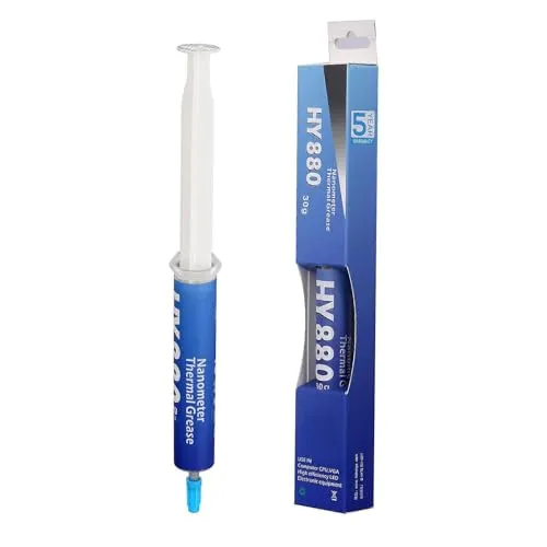 Halnziye HY880 Wärmeleitpaste 30g – Hochleistungs-Nano-Thermopaste für CPU/GPU/LED – >5,15 W/m·K – Nicht elektrisch leitend – Profi-Tube für PC, Notebook, PS5