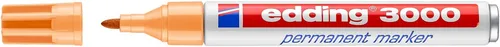 Permanentmarker Edding 3000- hell-orange von edding