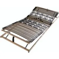 BeCo Tellerlattenrost 80 x 200 cm - Verstellbarer Lattenrost mit punktelastischen Teller-Federmodulen, ideal für optimalen Schlafkomfort und ergonomische Unterstützung im Schulter- und Beckenbereich.