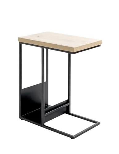 Beistelltisch aus Holz, 30x60 cm - Stilvoller Akzent für Ihr Zuhause - Eleganter Beistelltisch in Holzfarben, ideal für jedes Wohnzimmer. Mit hochwertigen Materialien gefertigt und perfekt in der Kategorie Couchtische.