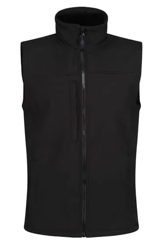 Regatta Professional Softshell-Weste Flux für Herren - Wander- & Outdoor-Westen für Herren, wasserabweisend und wärmend mit praktischen Reißverschlusstaschen für ideale Funktionalität.