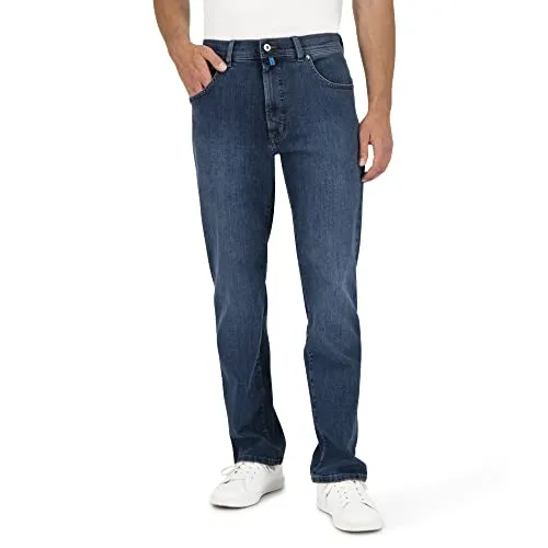 Pierre Cardin 5-Pocket-Jeans Dijon Comfort Fit Denim Legends blau 35 - Jeans im Comfort Fit, ideal für hohen Tragekomfort und einen lässigen Look. Perfekt für jeden Anlass mit Stretchmaterial für optimale Bewegungsfreiheit.