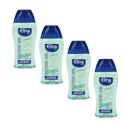 ml Dusch Gel Elina Wellness Ocean 4 x 250