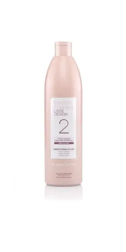 Alfaparf Milano Lisse Design Smoothing Fluid 500ml - Haarkur für permanente Haarglättung, reduziert Frizz und sorgt für bis zu 4 Monate glattes, definiertes Haar – ideal für alle Haartypen.