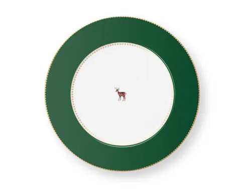 Pip Studio Essteller Lovebirds | dunkelgrün