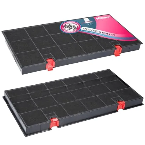 McFilter Aktivkohlefilter 2er Set für Dunstabzugshauben von McFilter