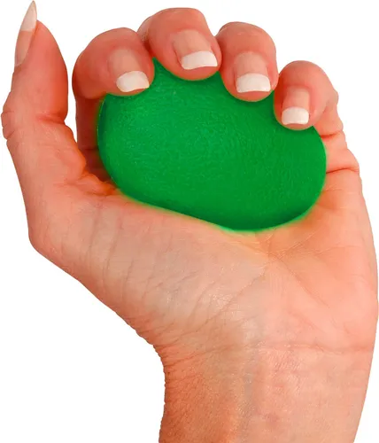 Squeeze Egg Handtrainer Fingertrainer Unterarmtrainer Antistressball mittel GRÜN