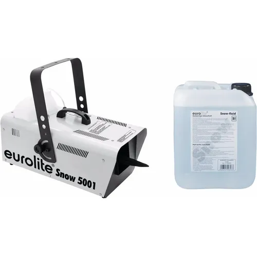 EUROLITE Set Snow 5001 Schneemaschine mit 5l Schneefluid