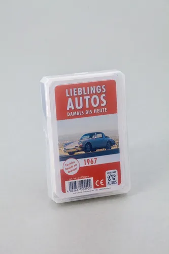Auto Quartett 1967 Baujahr Geburtsjahr 58. Geburtstag Geschenk Spielkarten Neu