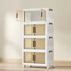 SONGMICS Aufbewahrungsbox mit Rollen, 100 l von SONGMICS
