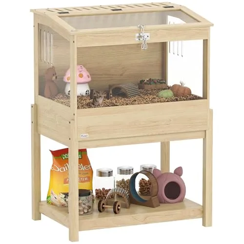 PawHut Hamsterkäfig 2 Etagen