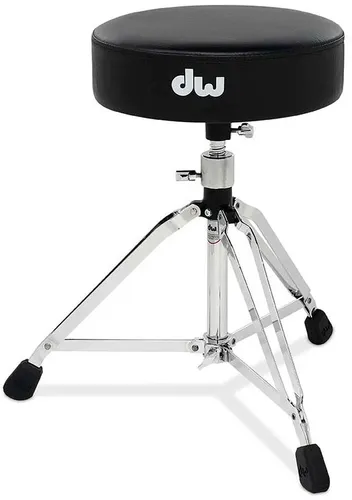DW 5100 Drum Hocker - Zubehör für Schlaginstrumente, mit runder Sitzfläche und flexibler Höhenverstellung von 53-74 cm für optimalen Komfort beim Spielen.