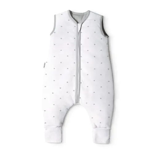 Ehrenkind® Baby Sommerschlafsack mit Füßen 1.0 TOG - Baby Schlafsack aus OEKO-TEX zertifizierter Bio-Baumwolle, ideal für aktive Schläfer mit Bewegungsfreiheit und optimalem Schlafklima an warmen Tagen.