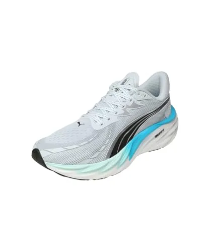 Puma Velocity Nitro 4 Laufschuhe Blau EU 44 - Laufschuhe für Männer mit NITROFOAM-Zwischensohle für Leichtigkeit und Komfort, atmungsaktives Mesh-Obermaterial und PUMAGRIP-Außensohle für optimale Traktion.
