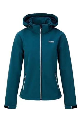 Nordberg Rinda - Softshell Outdoor Sommerjacke Damen - Lagoon Melange - Größe XL