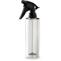 Edelstahl Sprühflasche 550ml – Pumpsprüher in Silber/Schwarz