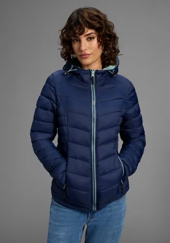 Polarino Steppjacke Übergangsjacke für kühle Tage, aus leichtem Webmaterial