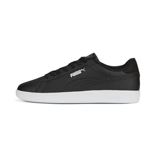 Puma Smash 3.0 L Unisex Sneaker - Herren-Sneaker mit hochwertigem Leder-Obermaterial, durchgenähtem Kragen und stylischem PUMA Logo für optimalen Komfort und modernen Look.