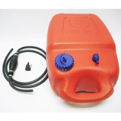 wellenshop Benzintank 12 Liter & Pumpball Anschluss Johnson & Evinrude Nr. 8