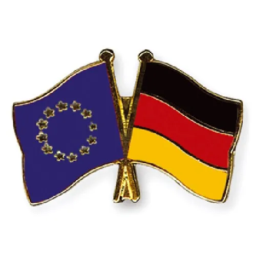 Freundschaftspin Europa-Deutschland von Everflag