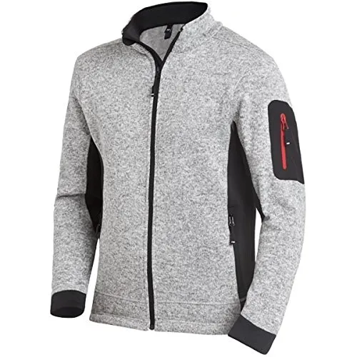 Strick-Fleecejacke CHRISTOPH Gr.XXL grau/schwarz FHB von FHB