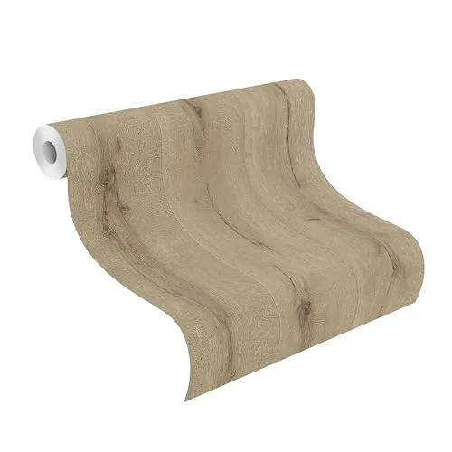 Rasch Tapeten 514421 Vlies Tapete in braun von T&R