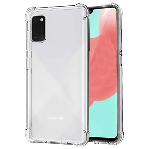 CoolGadget Rugged Handyhülle für Samsung Galaxy A41 Rugged Case, stoßdämpfende TPU Hülle Transparent Klar, kompatibel mit Samsung Galaxy A41 (6,1 Zoll)