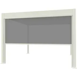 Weide Sonnenrollo für Pergola | Weiß - Hochwertiges Sonnenrollo für Weide-Pergolen, stufenlos einstellbar und bietet effektiven Schutz vor Sonne und Wind. Ideal für mehr Komfort und Sichtschutz.