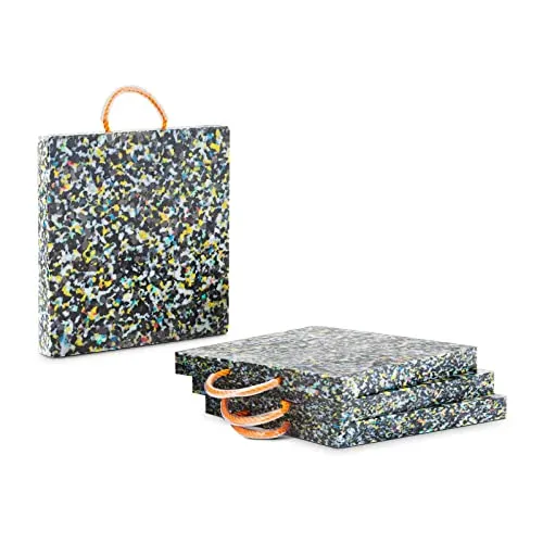 MSW Bodenschutzplatte 4x Kranplatten 40x40x4cm von MSW Motor Technics