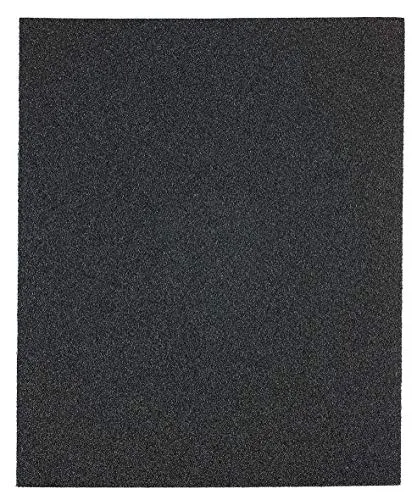 kwb Blauköper-Schleifpapierbogen 230x280 mm aus Korund mit Körnung 180, hochwertiger Verleimung und flexiblem Leinengewebe für den mittelfeinen Schliff von Metall und Stahl