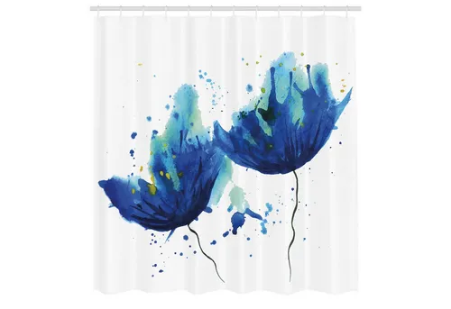 Duschvorhänge Blau von Abakuhaus