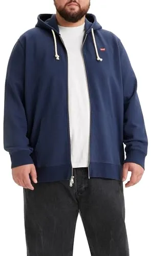 Kapuzensweatshirt LEVI'S PLUS für Herren, Gr. XXXL, blau in blau von Levi's